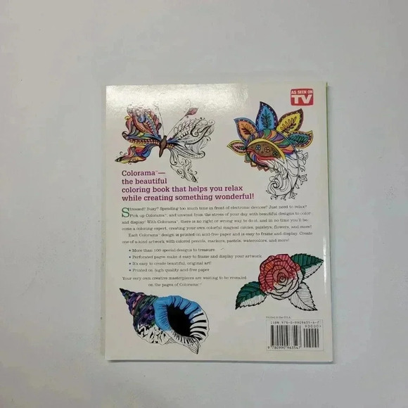 Mandalas Colorma and Words To Color By Coloring Books Casual Adult Athleisure - Picture 14 of 14